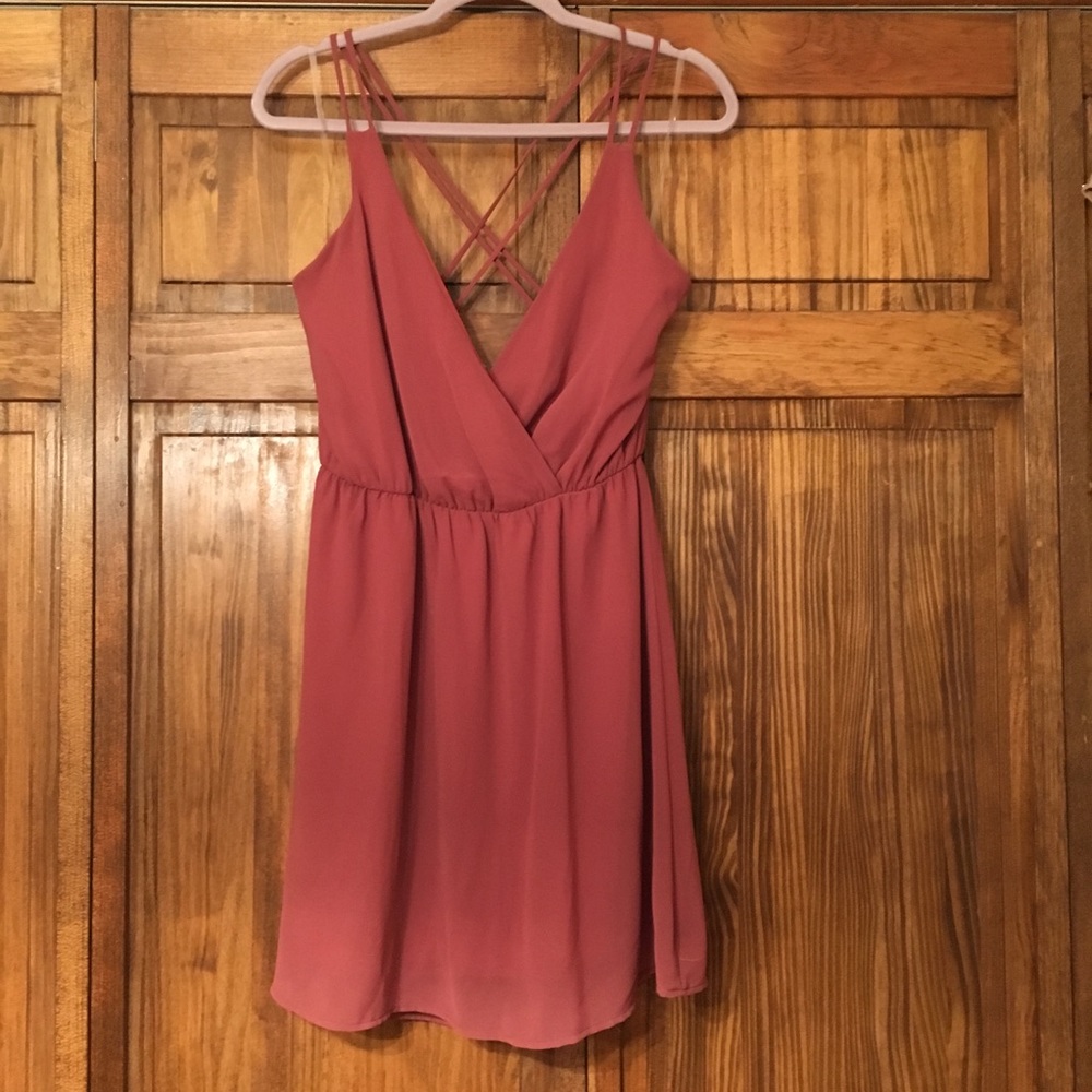 Dusty Rose Flowy Dress!